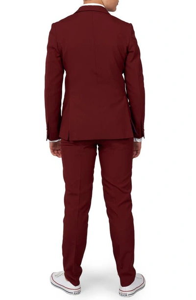 Shop Opposuits Blazing Burgundy Two-piece Suit & Tie In Red