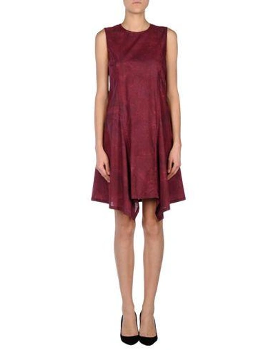 Shop Marni Knee-length Dress In Garnet