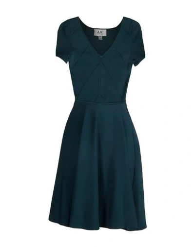 Zac Zac Posen Knee-length Dress In Deep Jade