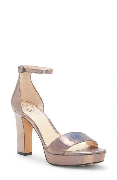 Shop Vince Camuto Sathina Sandal In Twilight Leather