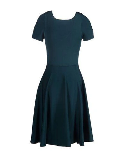 Shop Zac Zac Posen Knee-length Dress In Deep Jade