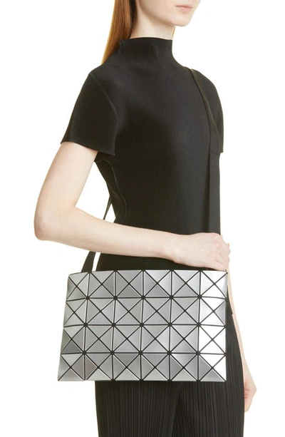 Bao Bao Issey Miyake Lucent Crossbody Bag In Silver