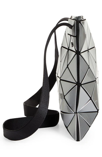 Bao Bao Issey Miyake Lucent Crossbody Bag In Silver