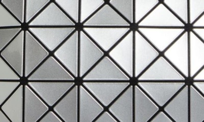 Bao Bao Issey Miyake Lucent Crossbody Bag In Silver