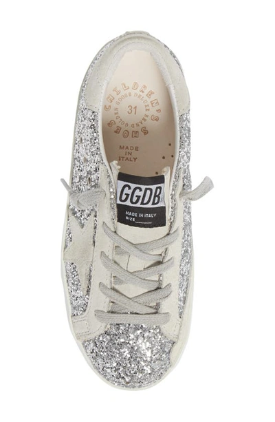 Shop Golden Goose Old School Low Top Sneaker In Silver/ Ice