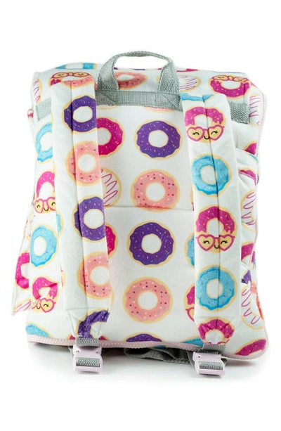 Shop Mimish Kids' Sleep-n-pack Donuts Print Sleeping Bag Backpack In Donuts Multi-print