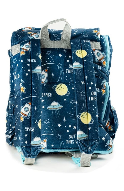 Mimish Kids' Sleep-n-pack Space Print Sleeping Bag Backpack In Space Multi-print