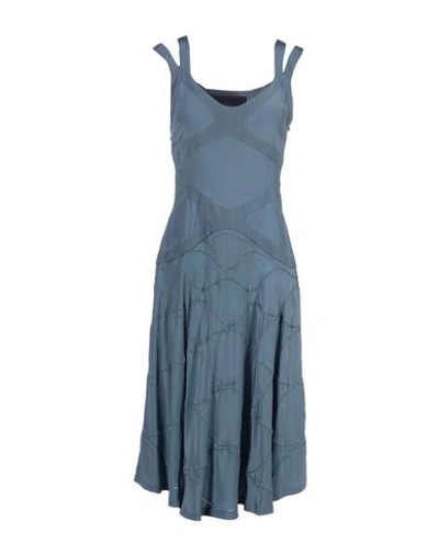 Giulietta Knee-length Dress In Turquoise