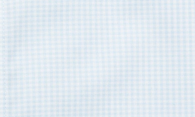 Shop Lorenzo Uomo Trim Fit Minicheck Dress Shirt In Ice Blue