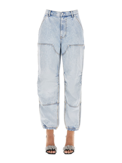 Shop Alexander Wang Jeans Workwear In Blue