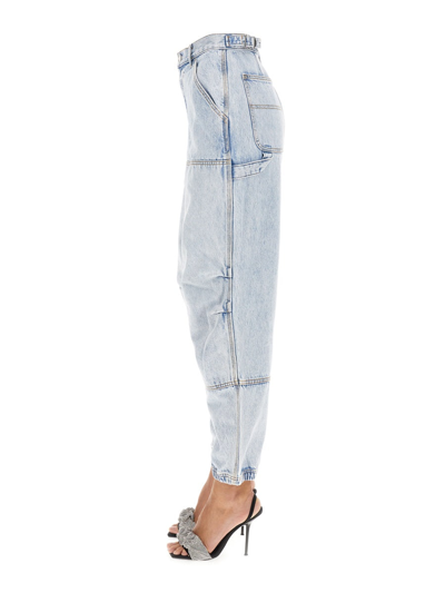 Shop Alexander Wang Jeans Workwear In Blue