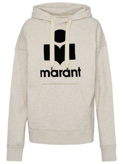 Shop Isabel Marant Étoile Mansel Cotton Sweatshirt In Beige
