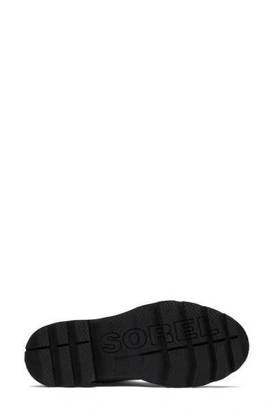 Sorel Lennox Lace Boot In Pure Silver Black