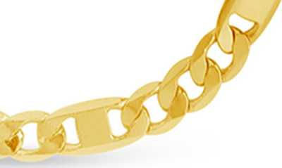 Sterling Forever 14k Yellow Gold Plated Mixed Mariner Chain Necklace In Gold