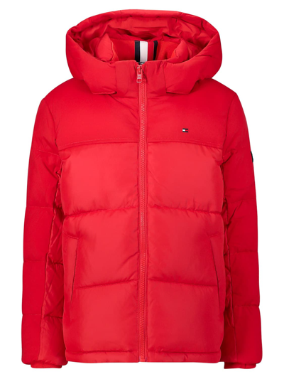 Tommy Hilfiger Kids Jacket For Boys In Red | ModeSens