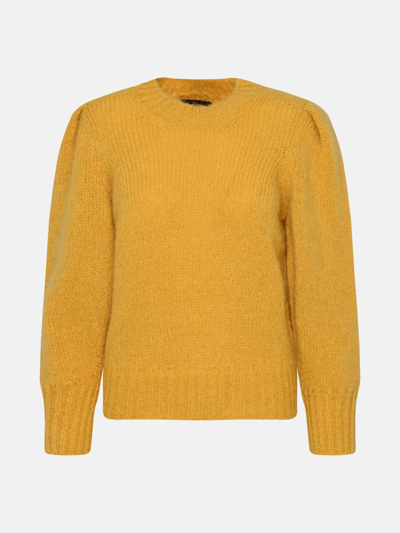 Shop Isabel Marant Mohair Wool Blend Emma Sweater In Yellow