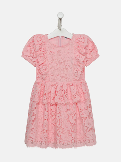 Self-portrait Lace Dress In Pink