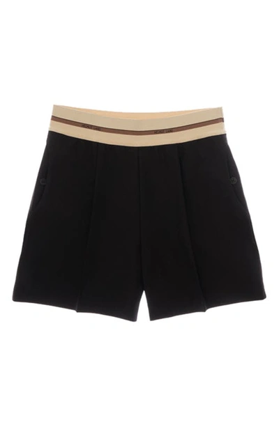 Shop Helmut Lang Pull-on Shorts In Black
