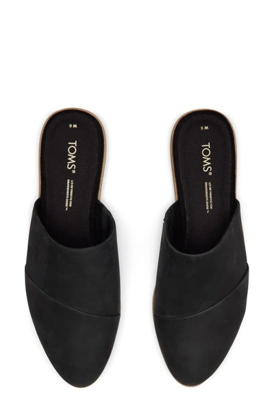 Shop Toms Jade Leather Flat In Black