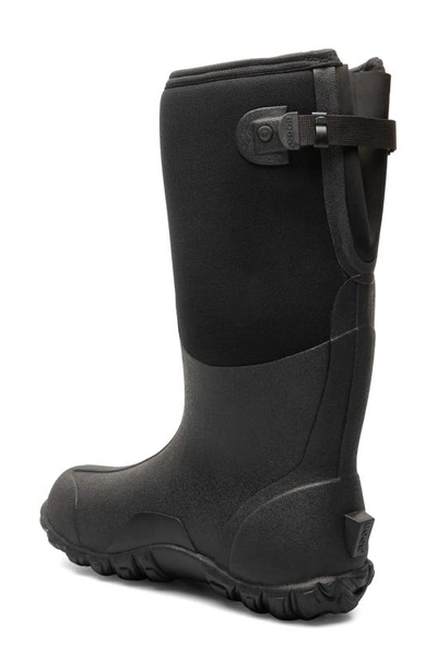 Shop Bogs Classic Adjustable Calf Rain Boot In Black