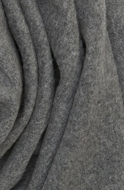 Acne Studios Canada Fringe Scarf In Grey Melange