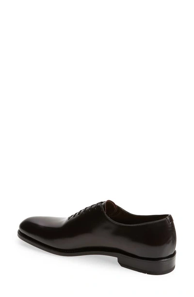 Shop Ferragamo Angiolo Oxford In Melagrana/ Nero Africa