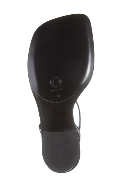 Shop Dries Van Noten Crystal Embellished Sandal In Qu128 Black900
