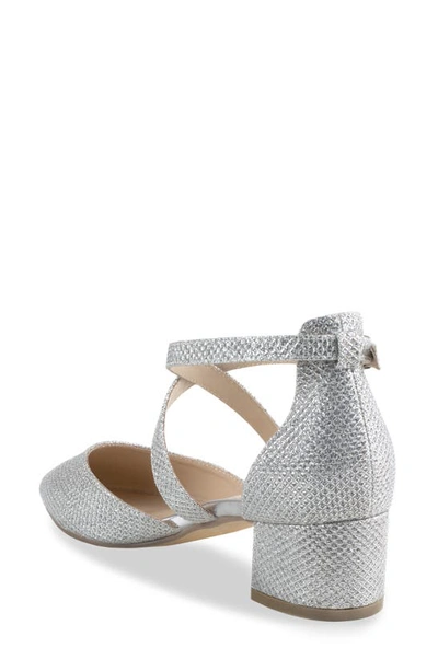 Paradox London Pink Francis Metallic Pump In Silver