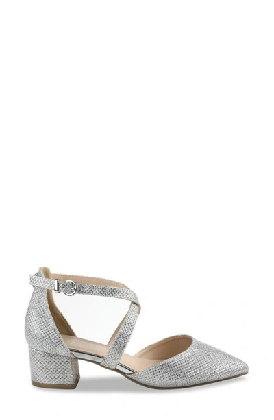 Paradox London Pink Francis Metallic Pump In Silver
