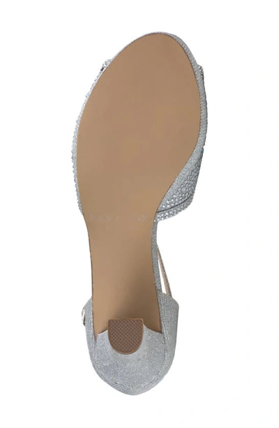 Shop Paradox London Pink Nora T-strap Platform Sandal In Silver