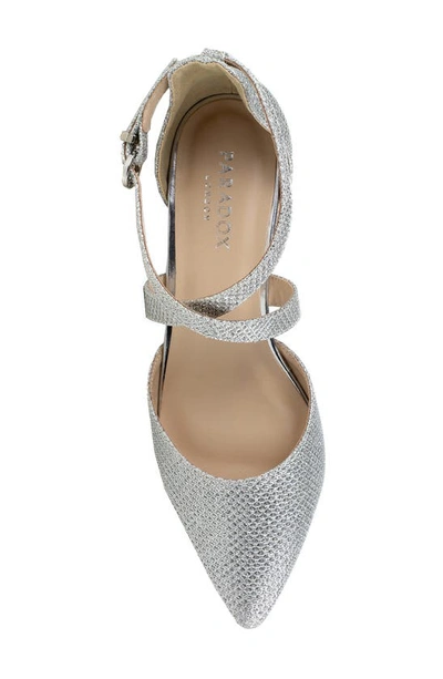 Paradox London Pink Francis Metallic Pump In Silver