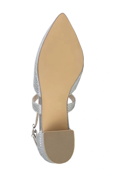 Paradox London Pink Francis Metallic Pump In Silver