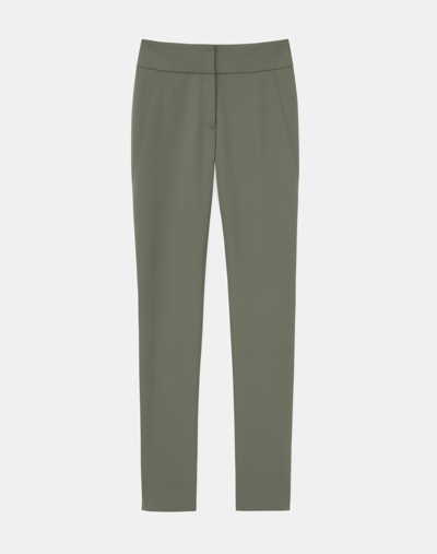 Shop Lafayette 148 Acclaimed Stretch Greenwich Side Slit Pant