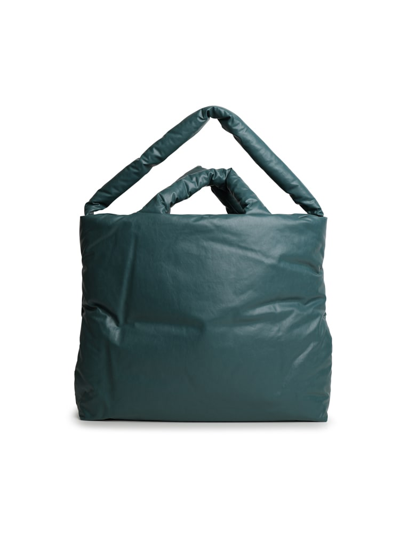 Shop Kassl Editions Medium Pillow Bag In Oil Forest