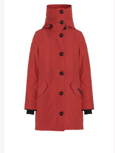 Shop Canada Goose Rossclair Parka In Red
