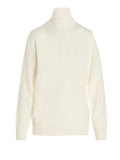Shop Jil Sander Turtleneck Sweater In White