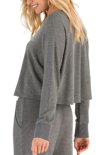 Honeydew Intimates Sneak Peak Sleep Shirt In Heather Grey