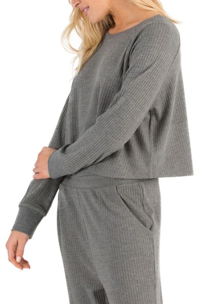 Honeydew Intimates Sneak Peak Sleep Shirt In Heather Grey