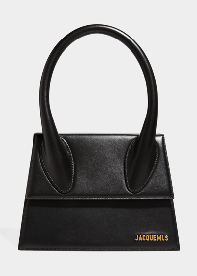 Shop Jacquemus Le Grand Chiquito Top-handle Bag In Black