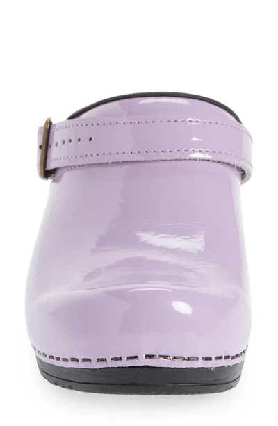 Shop Sanita Estelle Polka Dot Clog In 032 Lilac