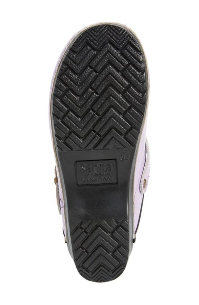 Sanita Estelle Polka Dot Clog In 032 Lilac