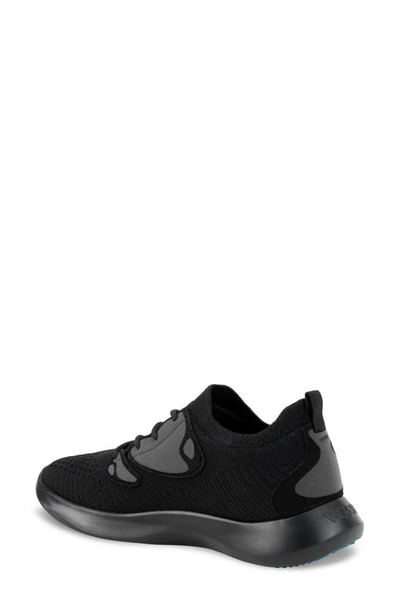 Shop Vessi Everyday Move Waterproof Sneaker In Onyx Black On Black