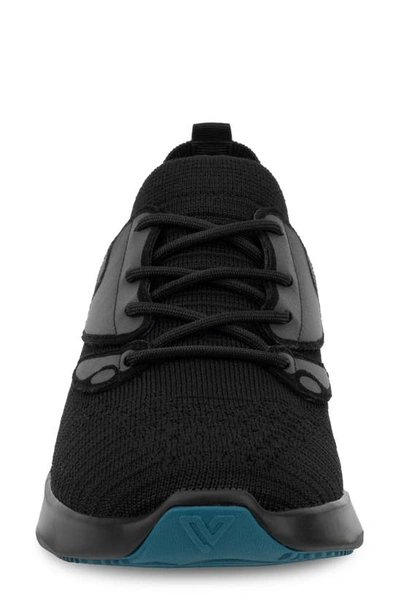 Shop Vessi Everyday Move Waterproof Sneaker In Onyx Black On Black