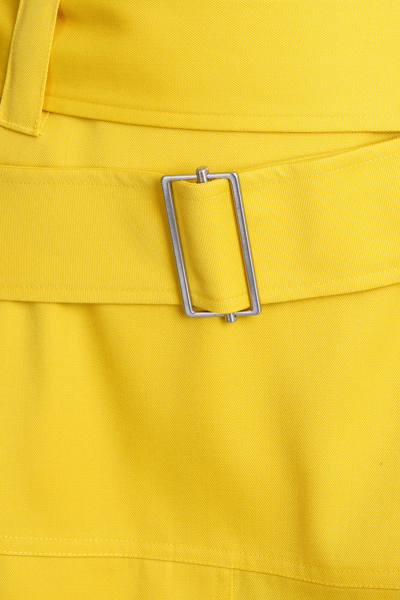 Shop Jil Sander Skirt In Yellow Wool
