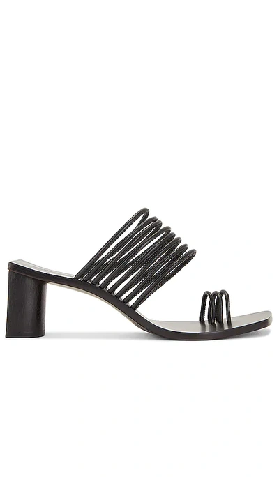 Shop A'mmonde Atelier Alessandra Block Heel In Black
