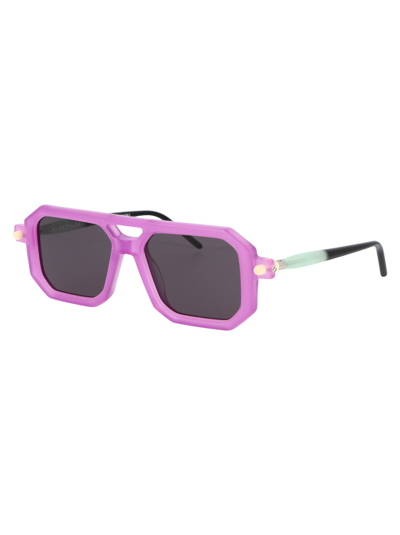 Shop Kuboraum Sunglasses In Cy 2grey