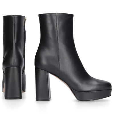 Shop Gianvito Rossi Classic Ankle Boots Daisen Nappa Leather In Black