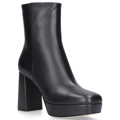 Shop Gianvito Rossi Classic Ankle Boots Daisen Nappa Leather In Black