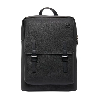 Shop Loewe Military Backpack In Black