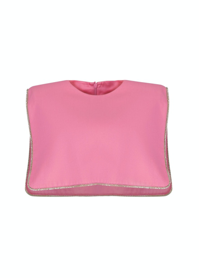 Shop F.ilkk Pink Rhinestone Collar